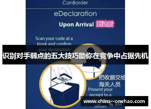 识别对手弱点的五大技巧助你在竞争中占据先机